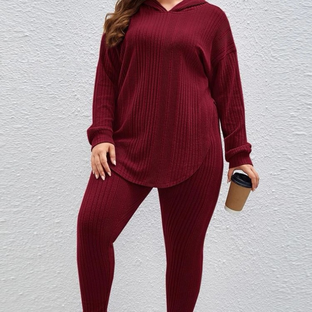 Hooded shirt & leggings set